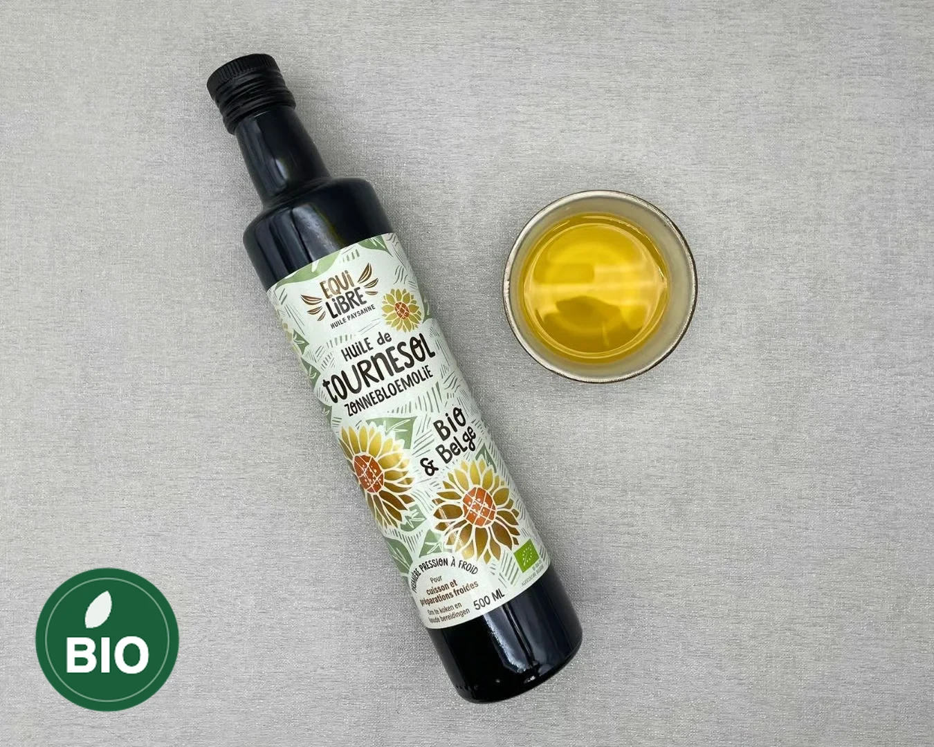 Huile de tournesol oléique EquiLibre BIO 500ml
