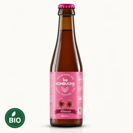 BeKombucha Sugar-Free hibiscus BIO