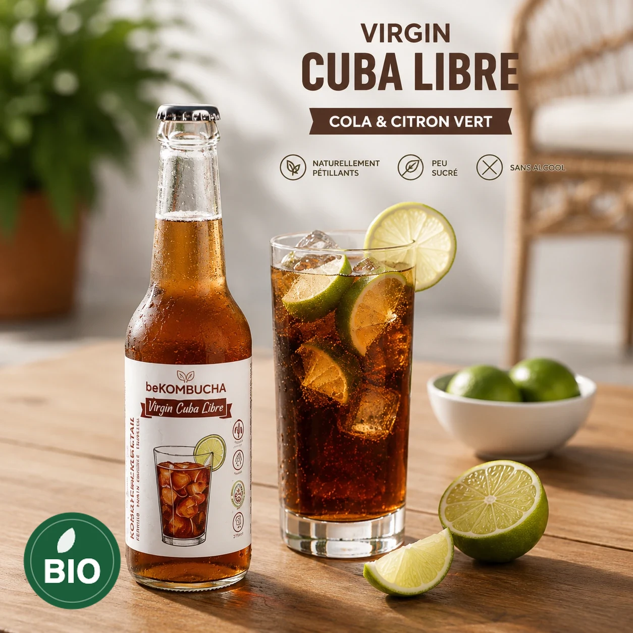 BeKombucha Virgin Cuba Libre BIO