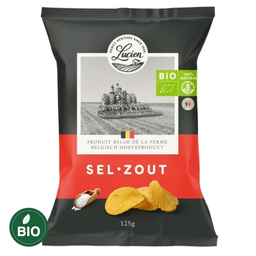 Chips belges, salées bio