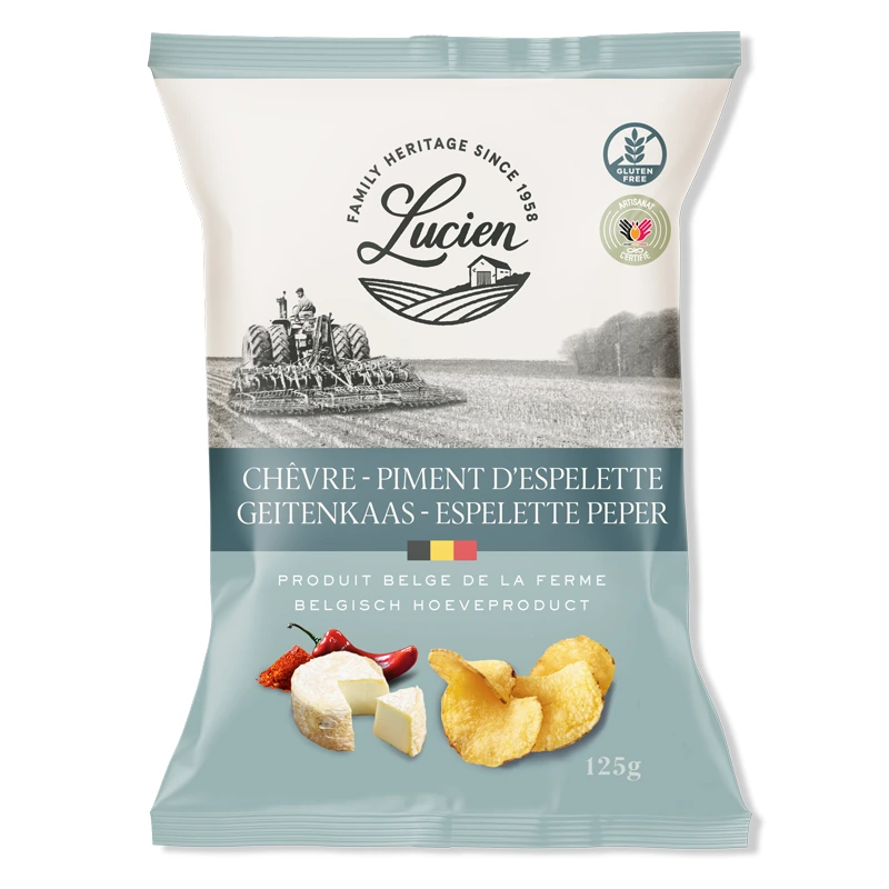 Chips belges Chèvre & Piment d'Espelette