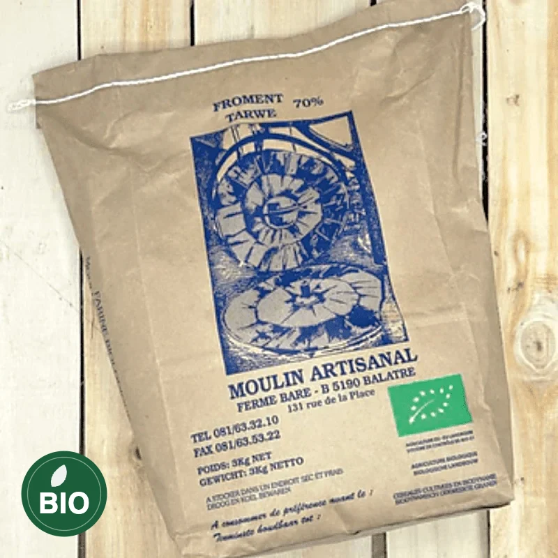 Farine de Froment 70% Bio – Ferme Baré