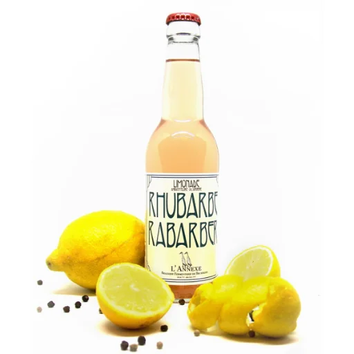 Limonade à la rhubarbe