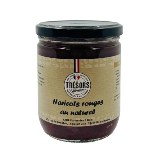 Haricots rouges en bocal